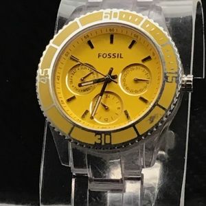 Ladie's Fossil Yellow on Clear